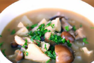 Wholesome Hearty Vegan Mushroom Barley Soup Recipe