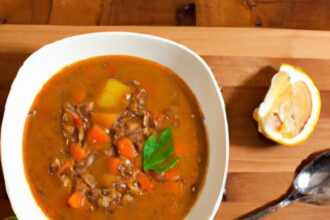 Hearty Lentil Soup: Nutritious Comfort in Every Spoonful