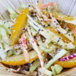 Crunchy No-Cook Veggie Slaw with Creamy Peanut Dressing