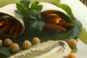 Fresh & Easy No-Cook Collard Green Wraps with Creamy Hummus