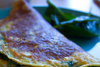 Simple & Savory: 3-Ingredient Spinach Feta Omelet Recipe