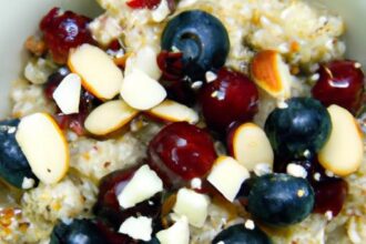 Energize Mornings: Quinoa Bowl with Berries & Almonds