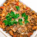 Hearty One-Pot Ground Beef & Penne Casserole Delight