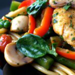 Quick & Flavorful: 15-Minute Pesto Chicken Veggie Skillet