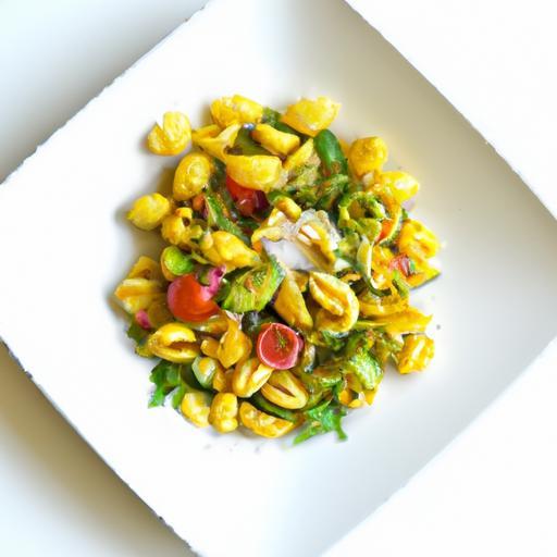 Zesty Plant-Based Pasta Salad with Bright Lemon Dressing