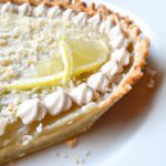 Zesty Vegan Lemon Tart with a Crispy Coconut Crust Delight