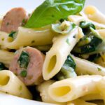 Whip Up Creamy Sausage & Spinach Pasta in 15 Minutes!