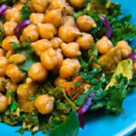 Vibrant Curry Chickpea & Kale Salad: A Nutritious Boost