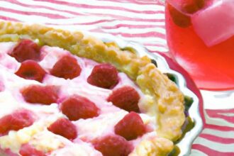 Zesty No-Bake Raspberry Lemonade Pie: Refreshing & Easy!