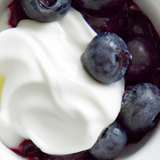 Sweet Harmony: Greek Yogurt with Honey and Blueberries