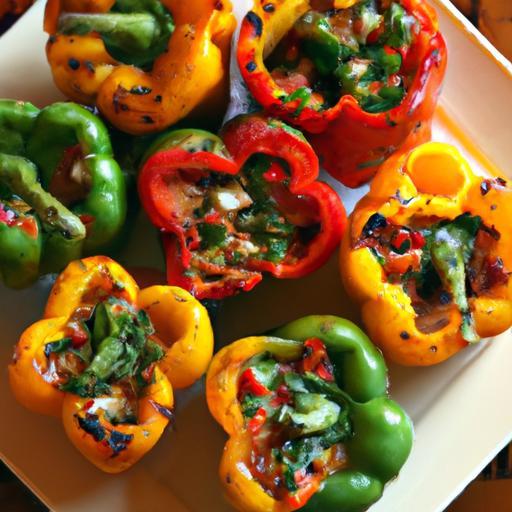 Vibrant Vegetarian Stuffed Peppers: A Flavorful Delight