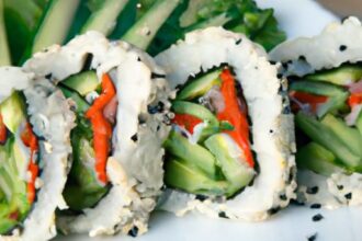 Fresh & Flavorful: Vegan Avocado Cucumber Sushi Rolls