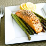 Sweet & Savory Honey Soy Glazed Salmon with Crisp Asparagus