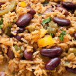 Flavorful One-Pot Vegan Spanish Rice and Beans Recipe