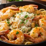 Garlic Parmesan Shrimp Scampi Recipe with Only 5 Ingredients