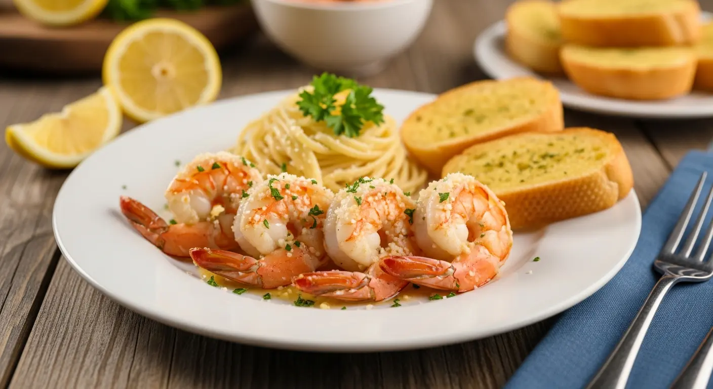 Garlic Parmesan Shrimp Scampi Recipe with Only 5 Ingredients