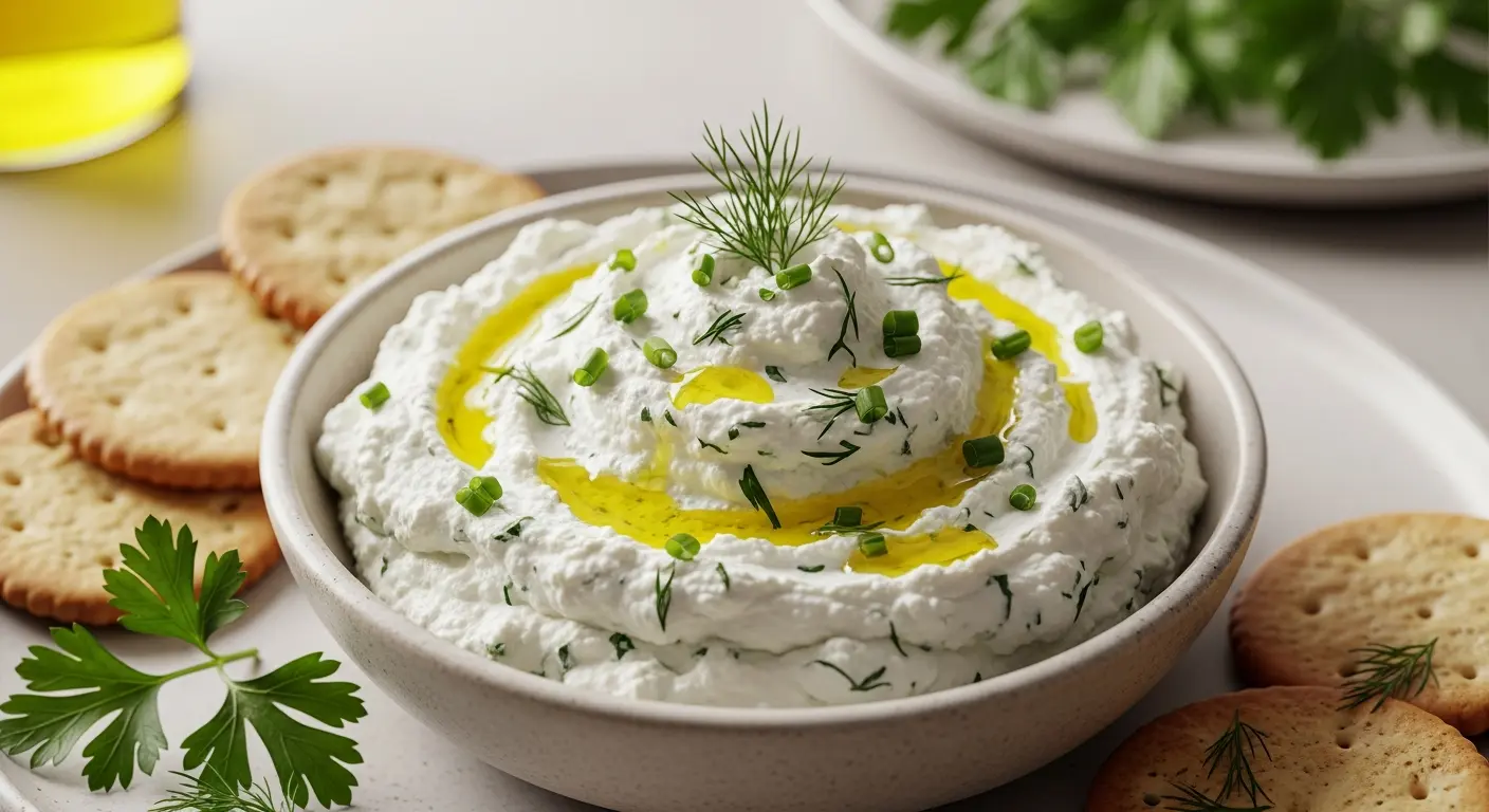 Creamy Herbed Goat Cheese Spread Perfect for Crackers