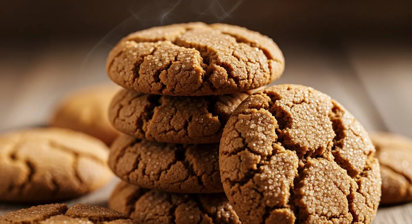 Delicious Vegan Gingersnap Cookies: A Spicy Sweet Treat