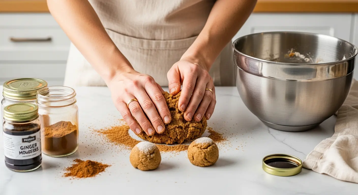 Delicious Vegan Gingersnap Cookies: A Spicy Sweet Treat