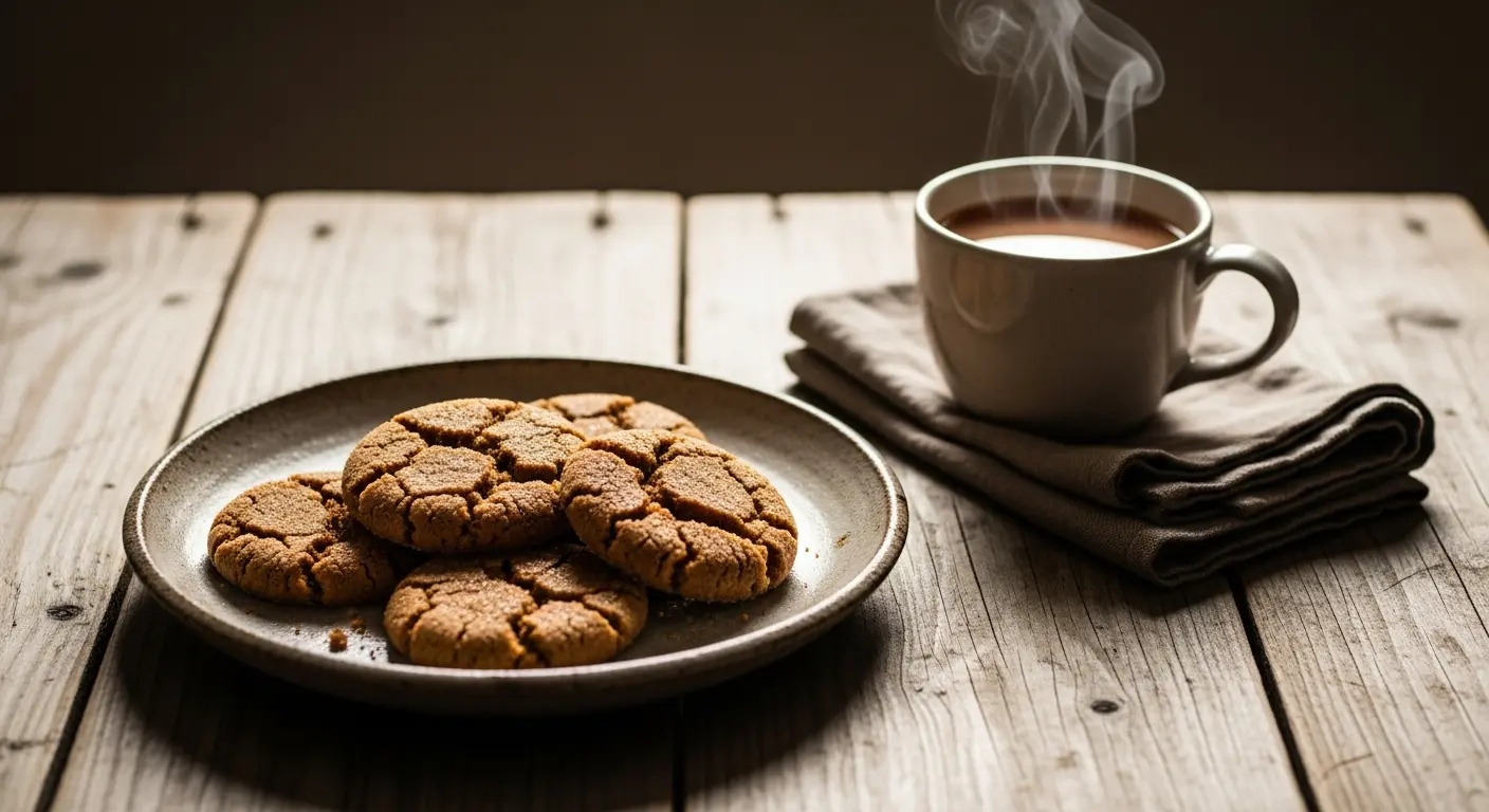 Delicious Vegan Gingersnap Cookies: A Spicy Sweet Treat