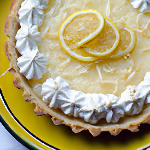 Zesty Vegan Lemon Tart with a Crispy Coconut Crust delight