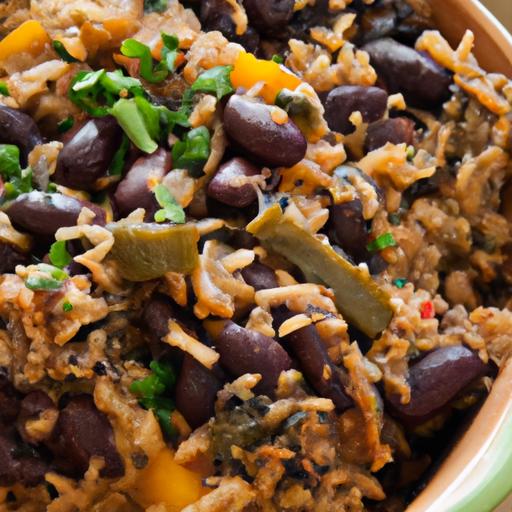 Hearty Brown Rice & Black Bean Casserole: Nutritious Comfort
