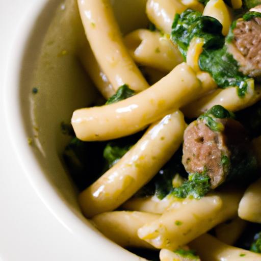 Whip Up Creamy ‍Sausage & Spinach Pasta in 15 Minutes!