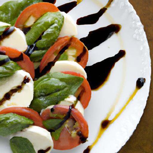 Timeless Caprese Salad: Fresh Flavors with Balsamic Glaze