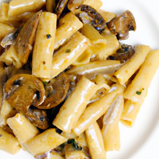 5-Ingredient Creamy Mushroom Rigatoni: Simple & Savory Delight