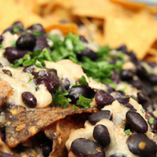 Flavor-Packed Pantry Nachos: Black Beans & Gooey Cheese