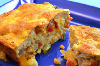 Hearty Low-Carb Breakfast Casserole with Savory Ground Beef