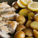 Zesty One-Pan Lemon Chicken with Rosemary Potatoes Delight