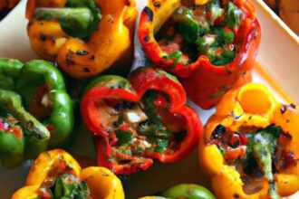 Vibrant Vegetarian Stuffed Peppers: A Flavorful Delight