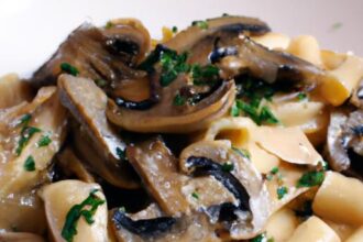 5-Ingredient Creamy Mushroom Rigatoni: Simple & Savory Delight