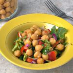 Quick & Fresh: Mediterranean Chickpea Salad from Cans