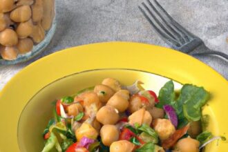 Quick & Fresh: Mediterranean Chickpea Salad from Cans
