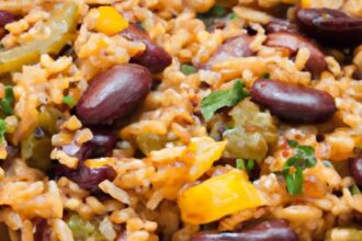 Flavorful One-Pot Vegan Spanish Rice and Beans Recipe