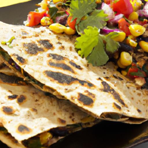 Quick & Tasty: 15-Minute Black Bean Corn Quesadillas