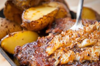 Savor One-Pan Garlic Butter Steak Bites with Crispy Potatoes