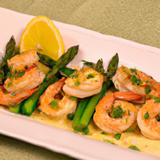 Zesty 5-Ingredient Lemon Butter Shrimp & Asparagus Delight