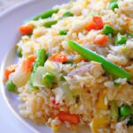 Quick & Tasty Pantry Fried Rice with Veggies and Egg Boost