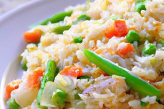 Quick & Tasty Pantry Fried Rice with Veggies and Egg Boost