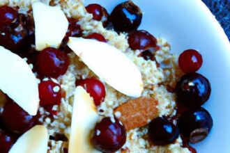Energize Mornings: Quinoa Bowl with Berries & Almonds