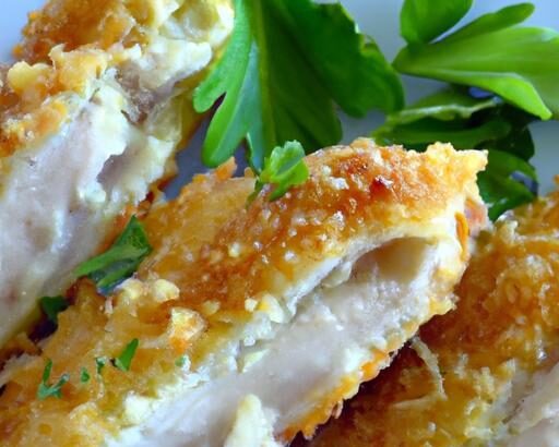 Golden Delight: Crispy Parmesan-Crusted Chicken Breast Recipe