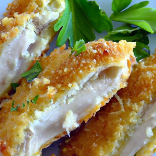 Golden Delight: Crispy Parmesan-Crusted Chicken Breast Recipe