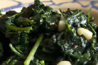Garlic-Kissed Sautéed Spinach: A Simple Olive Oil Delight