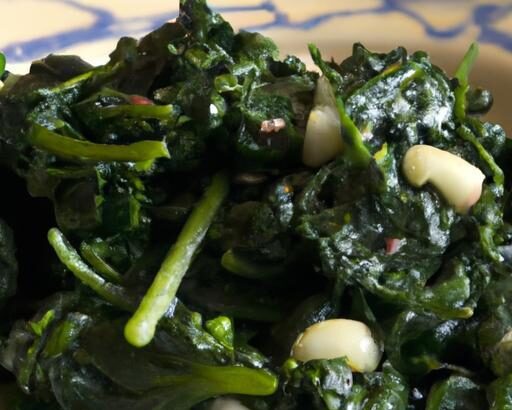 Garlic-Kissed Sautéed Spinach: A Simple Olive Oil Delight