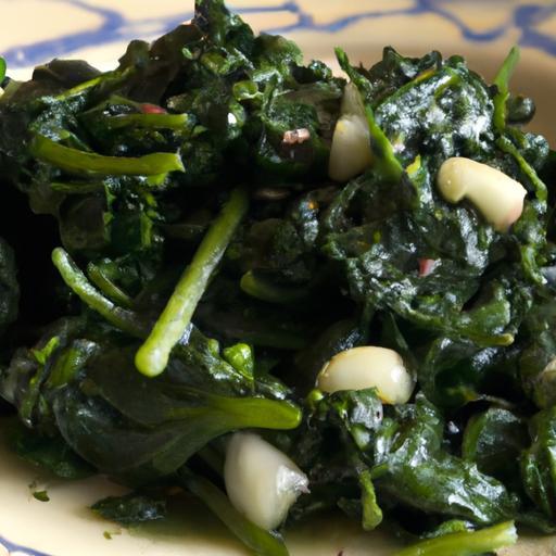 Garlic-Kissed Sautéed Spinach: A Simple Olive Oil Delight