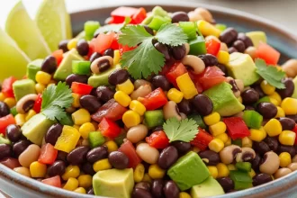 Delicious No-Cook Cowboy Caviar Dip: Quick, Fresh, and Flavor-Packed!
