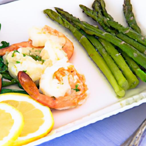 Zesty 5-Ingredient Lemon Butter Shrimp & Asparagus Delight